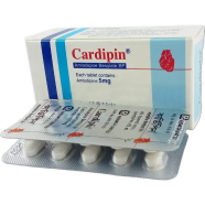 Cardipin 5 mg Tablet 10's Strip icon