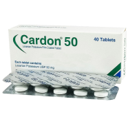 Cardon 50 mg Tablet 10's Strip image