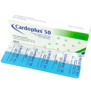 Cardoplus 50 mg Plus 12.5 mg Tablet 10's Strip image