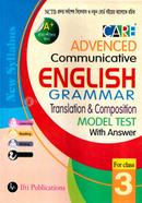 Care Advanced Communicative English Grammar Translation And Composition (Model Test With Answer) for Class 3 image