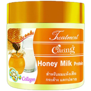 Caring Honey Milk Protein Hair Treatment Jar 250 ml image