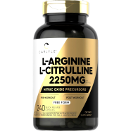 Carlyle Larginine And Lcitrulline 2250mg 240 Capsules - X003w6utwj image