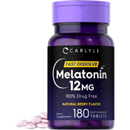 Carlyle Melatonin 12mg Capsules 180Pcs image