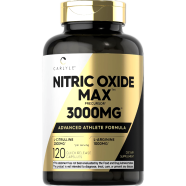 Carlyle Nitric Oxide Max 3000mg 120 Capsules - X0046dr78v image
