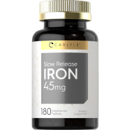 Carlyle Slow Release Iron 45mg Vegetarian Tablets 180Pcs image