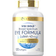 Carlyle Visi Gold Broad Spectrum Eye Formula Lutein 40mg 120 Softgels image