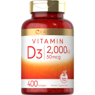 Carlyle Vitamin D3 2000IU 400 Softgels -382043969 image