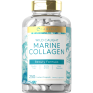Carlyle Wild Caught Marine Collagen Peptides Beauty Formula 250 Coated Caplets - X0046VH4XL image