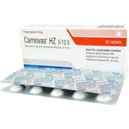 Carnovas HZ5 mgPlus 12.5 mg Tablet image