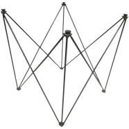 Carrom Board Folding Stand Metal 34 Inch Wide image