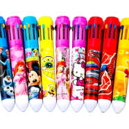 Cartoon Character Ballpoint Pen 8 in 1-1 Pc image