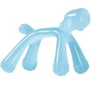 Cartoon Dog Silicone Baby Teether Stick - 1pcs image