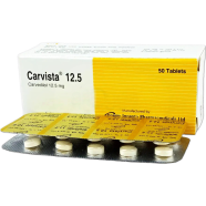Carvista 12.5 mg Tablet 10's Strip image