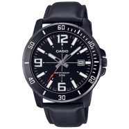 Casio Analog Black Dial Men's Watch - MTP-VD01BL-1BVUDF 