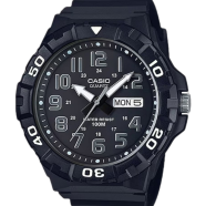 Casio Black Resin Strap Watch for Men image
