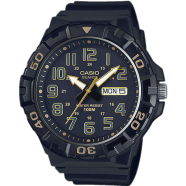 Casio Black Resin Strap Watch for Men image