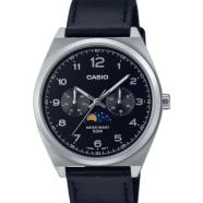 Casio Chronograph Leather Men's Watch image