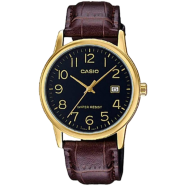 Casio Classic Date Golden Belt Watch - MTP-V002GL-1BUDF