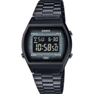 Casio Classic Vintage Digital Black Chain Watch B640WBG-1BDF image
