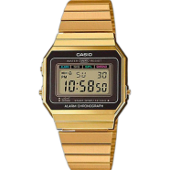Casio Classic Vintage Digital Silver Mesh Chain Watch image