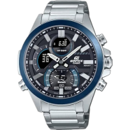 Casio ECB-30DB-1ADF Edifice Bluetooth Connect Analog-Digital Grey Silver Men's Watch image