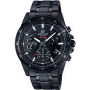 Casio EFV-540DC-1AVUDF Edifice Chronograph Stainless Steel Dial Black Chain Watch Men image