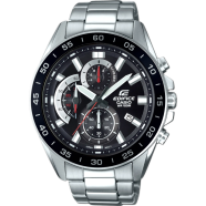 Casio EFV-550D-1AVUDF Edifice EFV-550D-1AVUDF Chronograph Stainless Steel Black Dial Silver Men Watch image