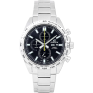 Casio EFR-574D-1AVUDF Edifice Stainless Steel Black Dial Silver Men's Watch image
