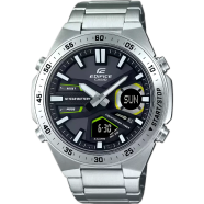 Casio EFV-C110D-1A3VDF Edifice Stainless Steel Black Dial Silver Men Watch image