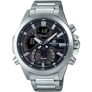 Casio ECB-30D-1ADF Edifice Stainless Steel Bluetooth Black Silver Men’s Watch image
