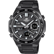 Casio EFV-C110DC-1ADF Edifice Stainless Steel Grey Dial Black Men Watch image