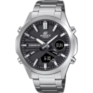 Casio EFV-C120D-1ADF Edifice Stainless Steel Grey Dial Silver Men Watch image