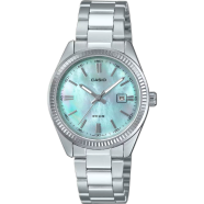 Casio LTP-1302DS-2AVDF Enticer Date Ladies Chain Watch image