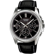 Casio Enticer Multifunction Leather Belt Watch - MTP-1375L-1AV