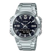 Casio Illuminator Dual Time Stainless Steel Chain Watch image