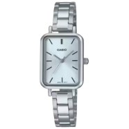 Casio Ladies Tank Quartz Analog Stainless Steel Watch image