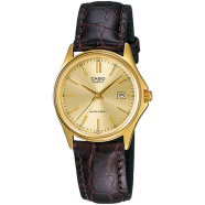Casio Leather Band Watch For Women image