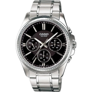 Casio MTP-1375D Premium Quartz Stainless Steel Chronograph-Style Men’s Watch