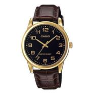 Casio Premium Gold Tone Black Dial Men's Watch image