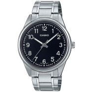 Casio Stainless Steel Black Dial Watch For men - MTP-V005D-1B4UDF
