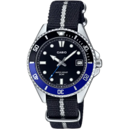 Casio MDV-10C-1A2VDF Standard Duro Date Nylon Belt Watch image