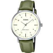 Casio LTP-VT03L-3BDF Standard Ladies Green Belt Watch image