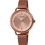 Casio LTP-E413MR-9ADF Standard Ladies Mesh Chain Watch image