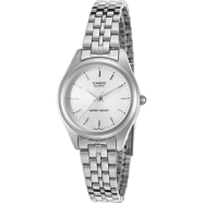 Casio LTP-1129A-7ARDF Standard Silver Ladies Chain Watch image