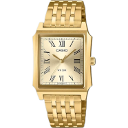 Casio MTP-B190G-9BVDF Standard Tank Golden Chain Watch Men image