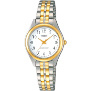Casio LTP-1129G-7BRDF Standard Two Tone Ladies Chain Watch image
