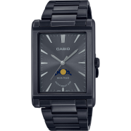 Casio Sun And Moon Black Analog Quartz Watch image