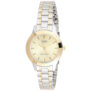 Casio Two-Tone Analog Stainless Steel Strap Watch for Women - LTP-1128G-9ARDF