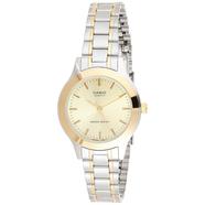 Casio Two-Tone Analog Stainless Steel Strap Watch for Women - LTP-1128G-9ARDF icon
