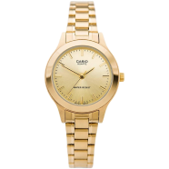 Casio Vintage Women's Gold Stainless Watch for Women - LTP-1128N-9ARDF icon